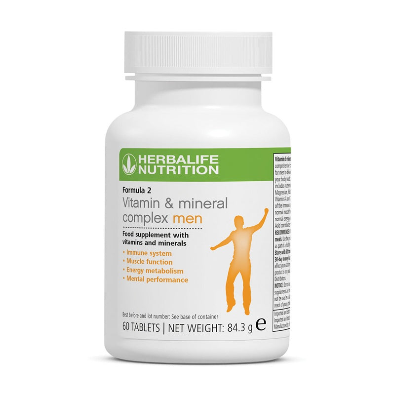 Formula 2 Vitamin & Mineral Complex - Men 60 tablets - Nutrition-Bodycare.com