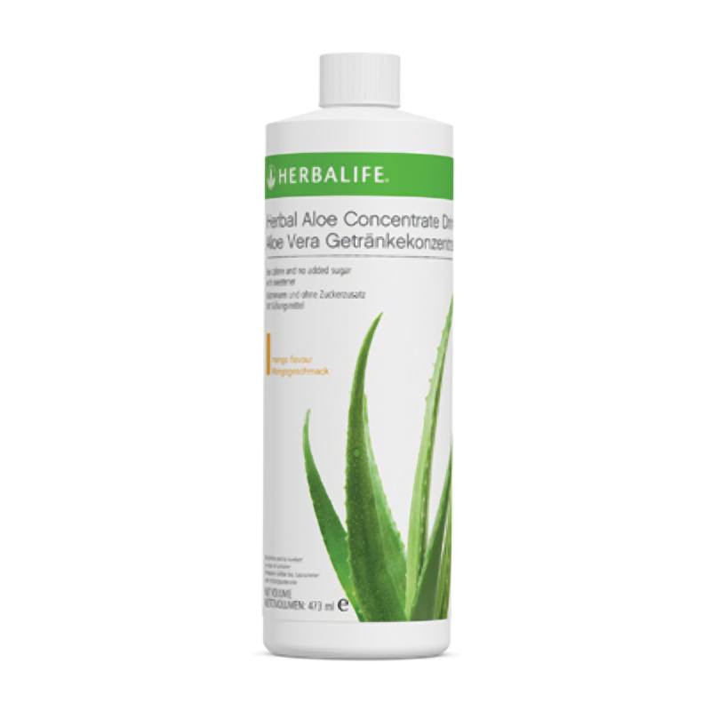 Herbal Aloe Concentrate - Mango Flavour 473 ml - Nutrition-Bodycare.com