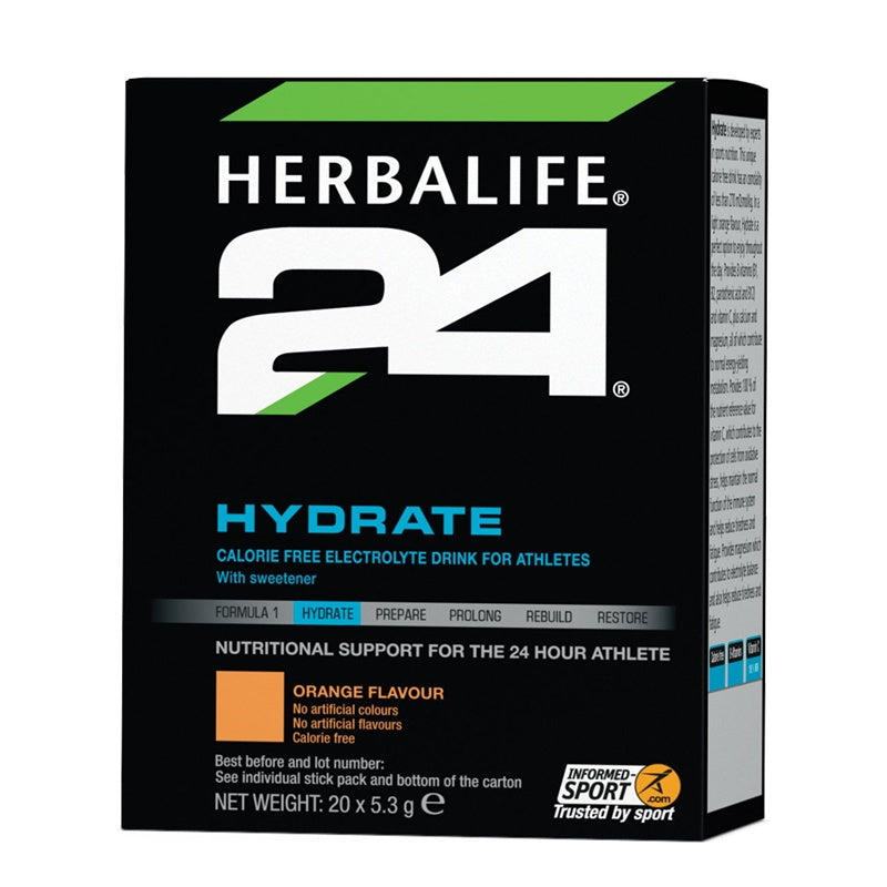 Hydrate Orange 20 stick packs - Nutrition-Bodycare.com