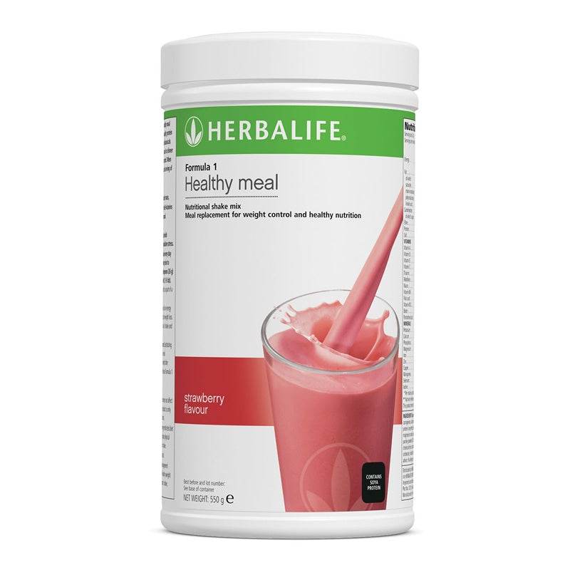 Formula 1 Nutritional Shake Meal - Strawberry - 550 g - Nutrition-Bodycare.com